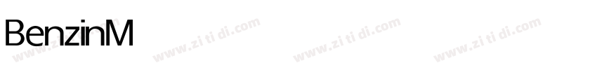Benzin Medium字体转换